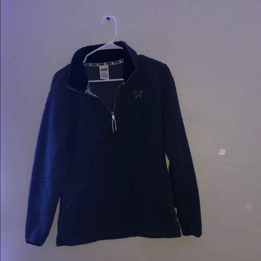 PINK charcoal grey Sherpa